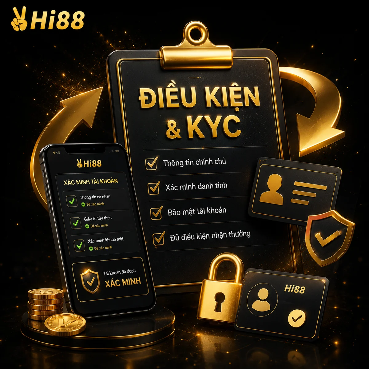 Checklist ưu đãi Hi88